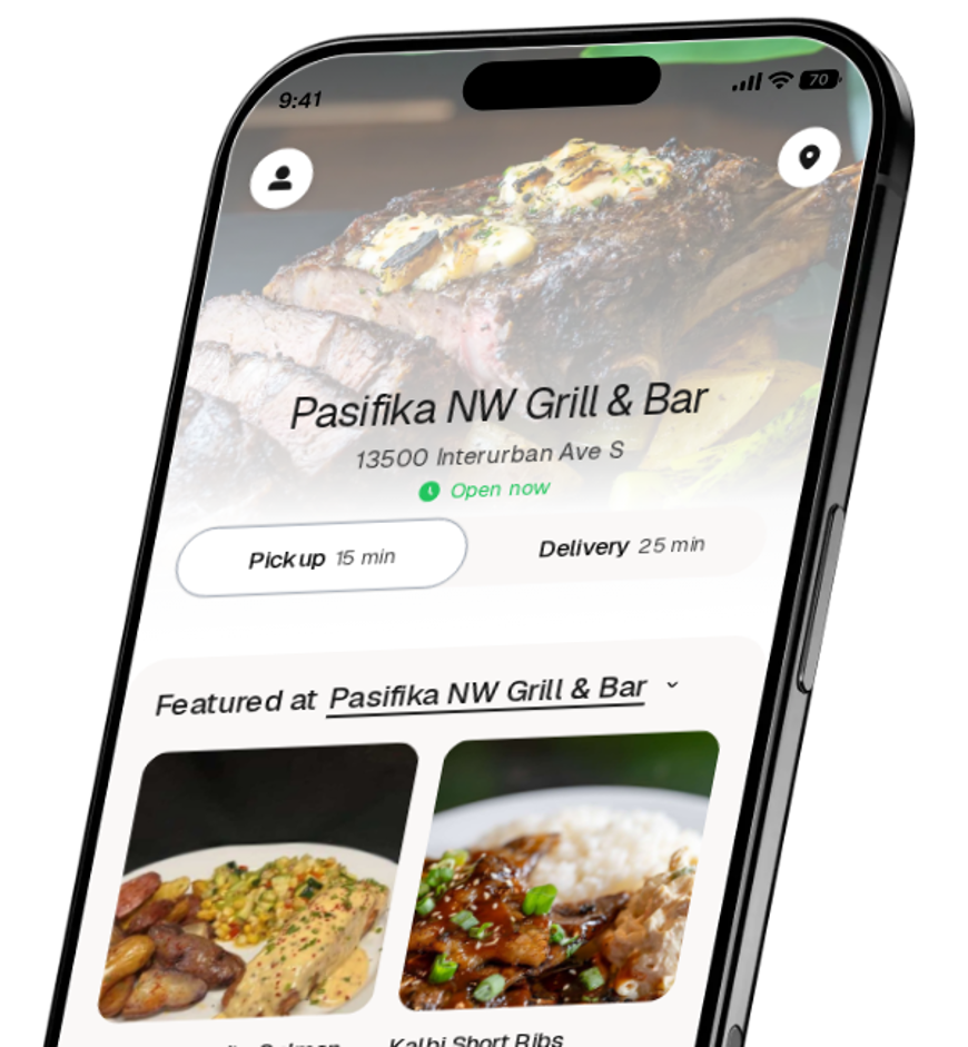 Pasifika NW Grill & Bar app preview