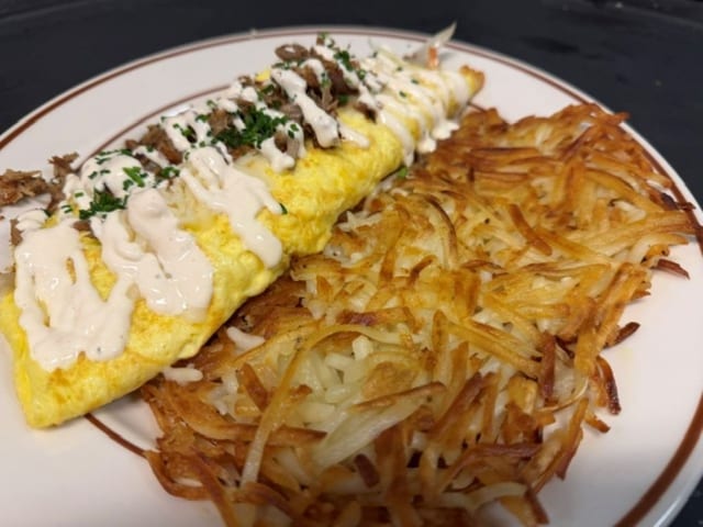 Hawaiian Hog Omelette (GF).