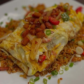 Spam & Chedda Omelette (GF)