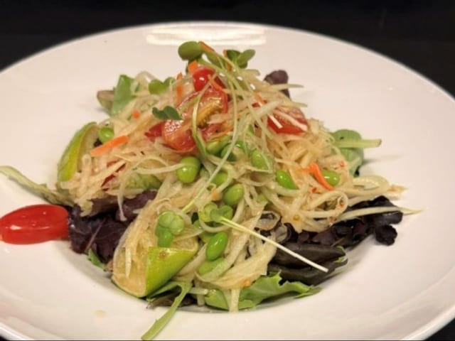Spicy Papaya Salad.