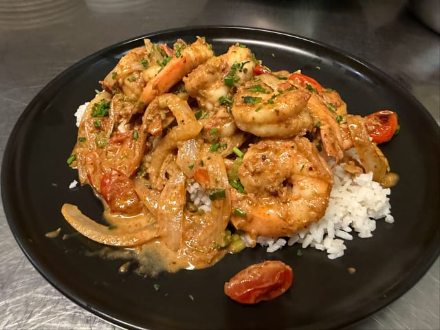 Garlic Shrimp.