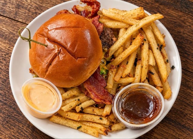 Smashed Wagyu Burger.