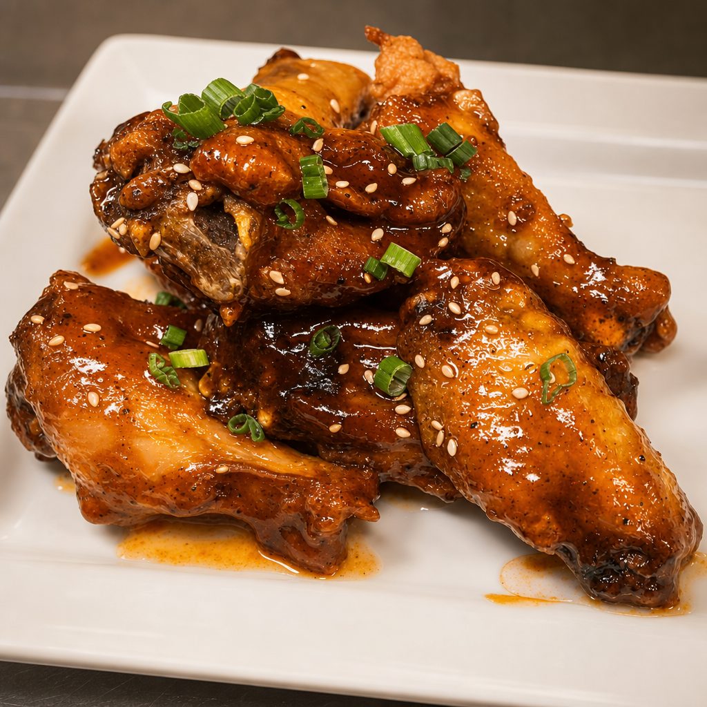 Crispy Chick'n Wings.